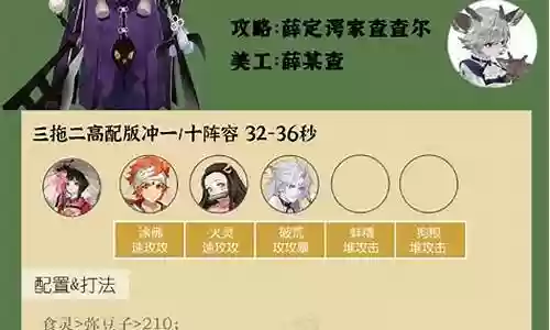 镰鼬阵容搭配2021插图