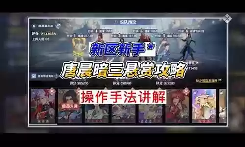 唐三暴雨阵容搭配插图