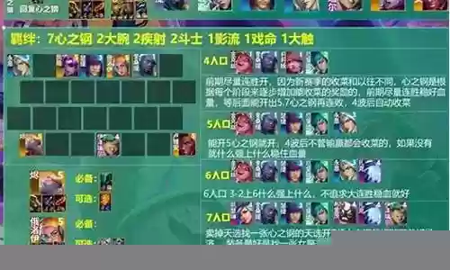 十钢阵容搭配插图