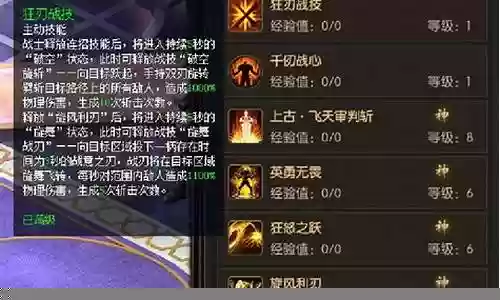 魔域战士星辰技能暴走插图