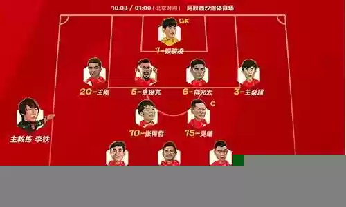 中国队的阵容插图