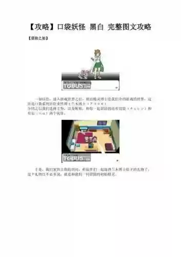 口袋妖怪黑1中文版攻略视频插图