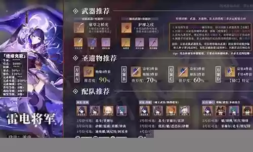 雷电将军阵容搭配平民3.3插图