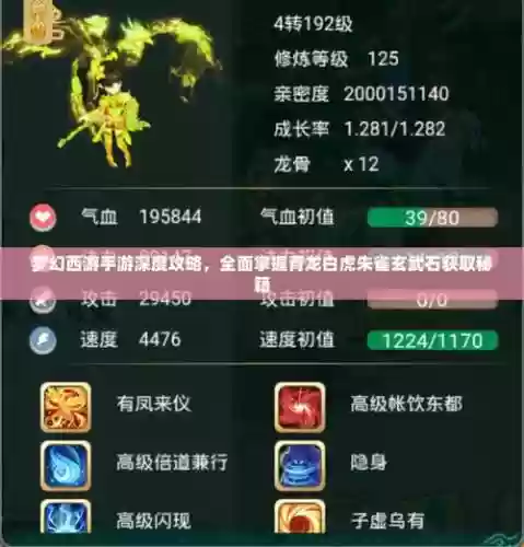 梦幻西游刷白虎青龙插图1
