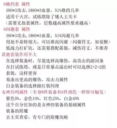 100级后刷装备属性插图