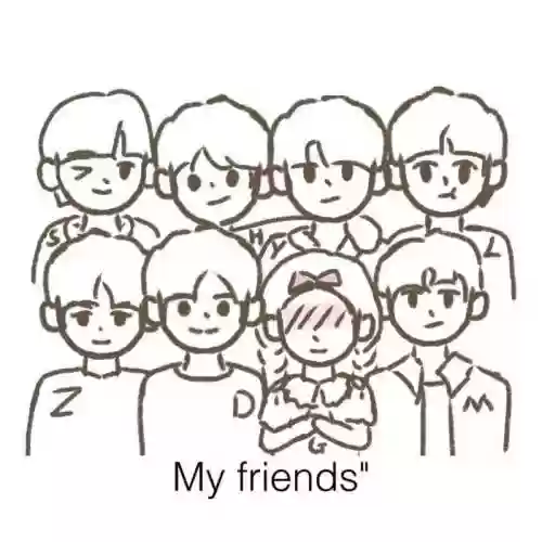 简笔画阵容插图1