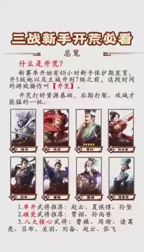 三国7最佳阵容搭配插图