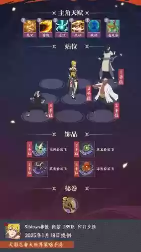 忍者阵容装备搭配插图1