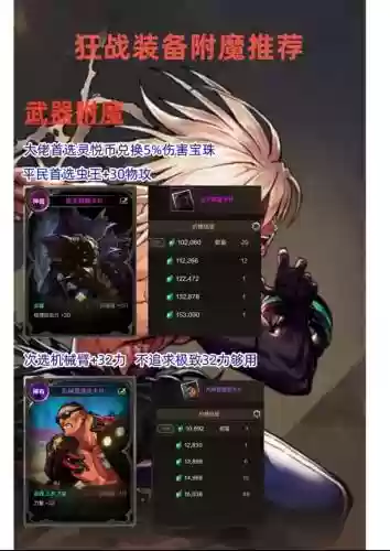 80狂战用什么装备好插图1