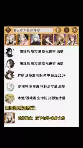 魇挂机阵容_1插图