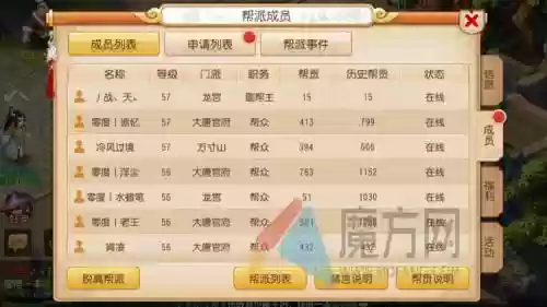 梦幻西游新开帮派怎么管理插图