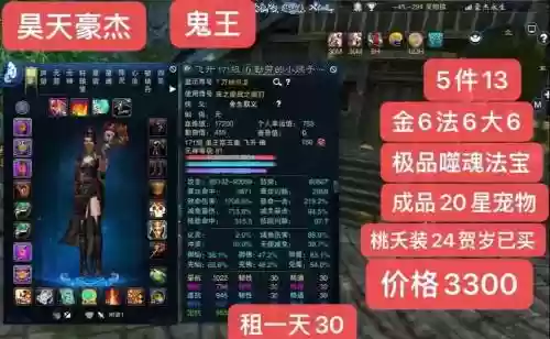 鬼王120级装备展示插图