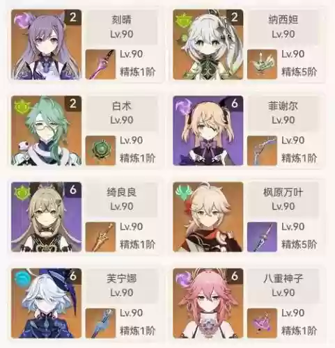 元神新版刻晴主c阵容搭配_1插图1