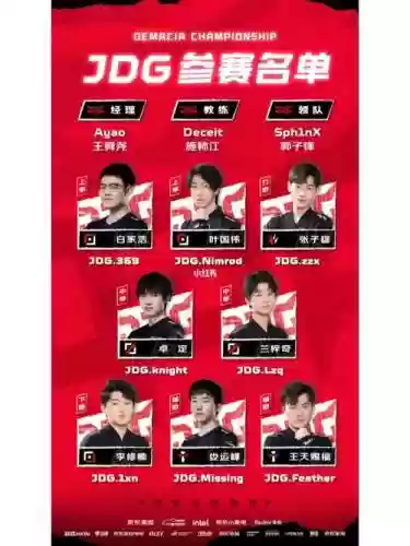 jdg打野阵容插图