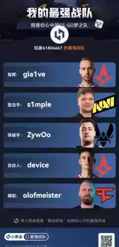 CSGO选择阵容插图1