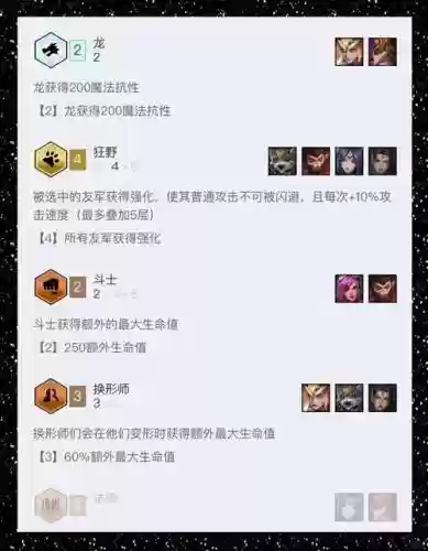 狂龙阵容搭配插图