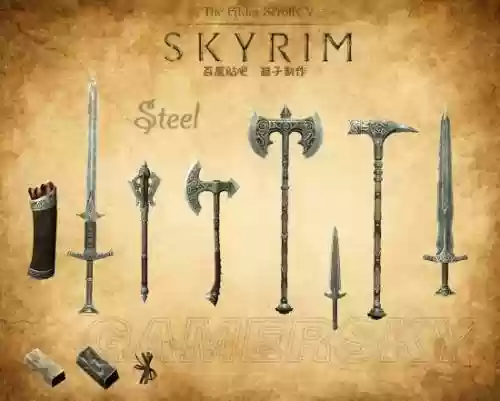 上古卷轴5原版武器材质插图1