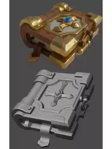 游戏角色用魔法书武器插图