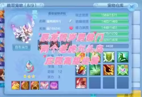 神武手游坐骑医生坐骑技能加点插图1