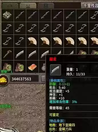 装备屠龙主副武器切换插图