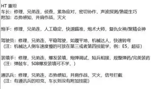 装甲战争乘员技能更换插图1
