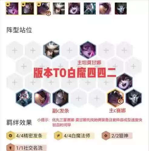 云顶之弈白魔阵容搭配最新_1插图