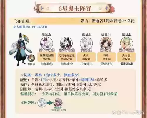 山兔搭配阵容_1插图