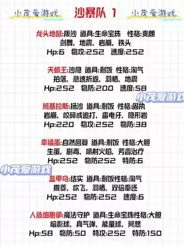 口袋妖怪无界阵容搭配插图