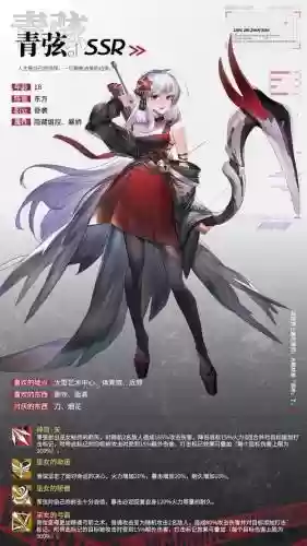 零之战线青弦阵容搭配，零之战线角色插图