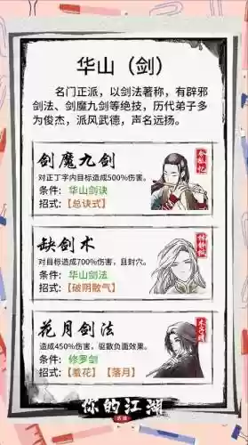 武侠来了阵容搭配技巧推荐，武侠来了图鉴插图