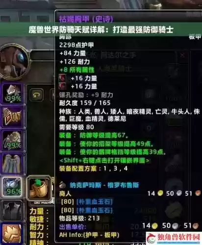 335防骑装备，魔兽世界335防骑插图1