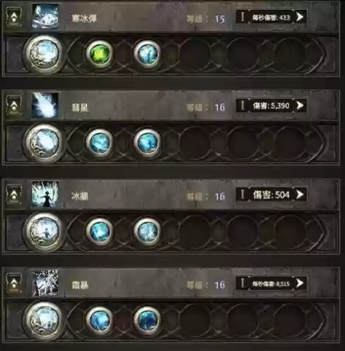 流放之路冰雨技能，流放之路冰霜技能插图