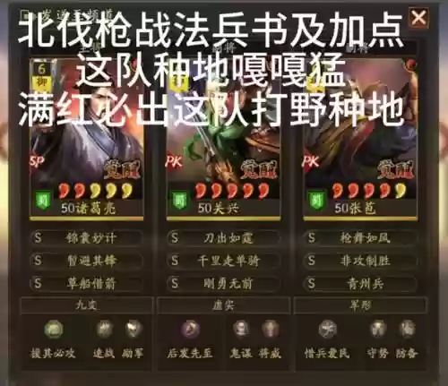 天下枪的阵容搭配，天下枪怎么配技能插图