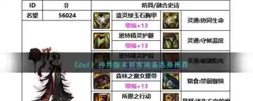 刺客加劫掠的装备，dnf刺客 劫掠插图1