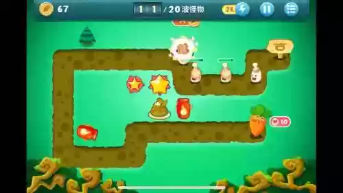 保卫萝卜1丛林20攻略，保卫萝卜1丛林第二十关怎么过插图1