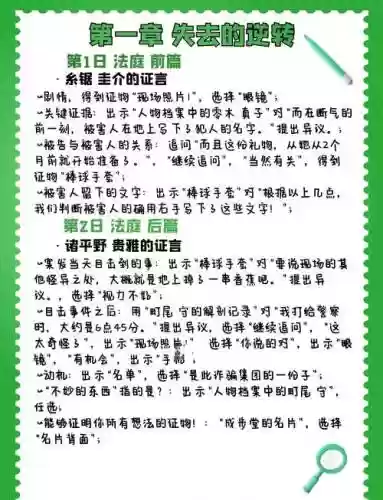 逆转检事中文攻略，逆转检事攻略完整版插图1
