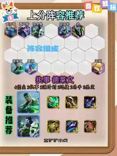 赏金执事德莱文阵容搭配，德莱文被动赏金怎么算的插图1