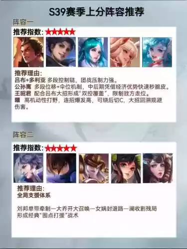 王者上分容易的阵容搭配,王者上分阵容打法插图1 王者上分容易的阵容搭配,王者上分阵容打法插图1